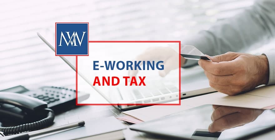 E-working and tax