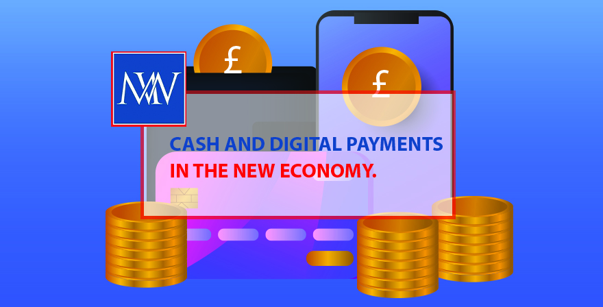 cash and digital payment in new economy