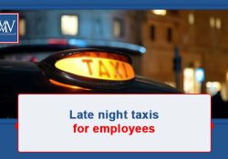 Late night taxis for employees