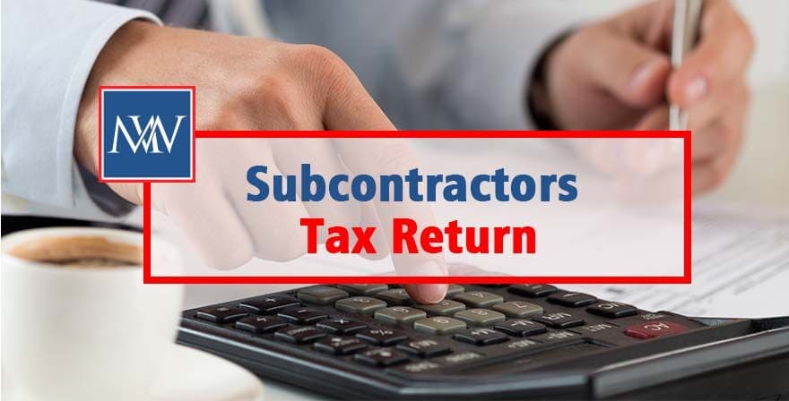 Subcontractors Tax Return