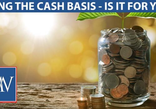 using the cash basis