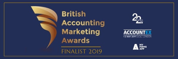 british accounting marketing awards finalist 2019