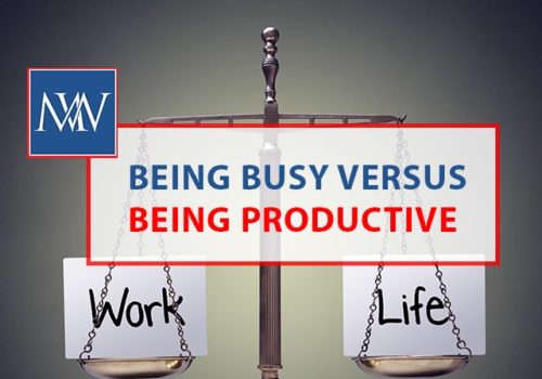 Being busy versus being productive