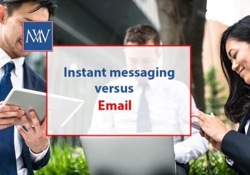 Instant messaging versus email