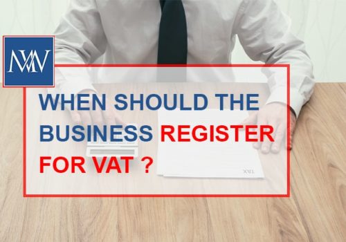 When should the business register for vat