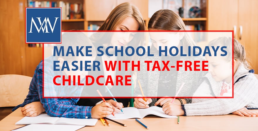 make school holidays easier with tax free childcare