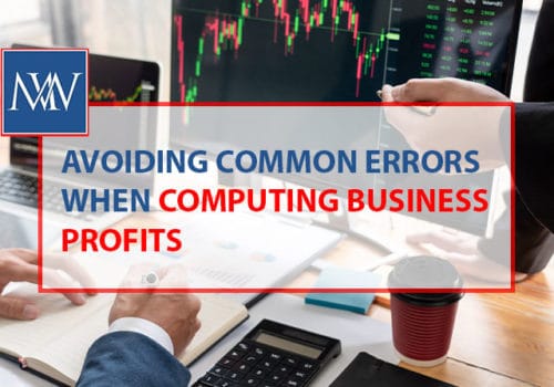 avoiding commom errors when computing business profits