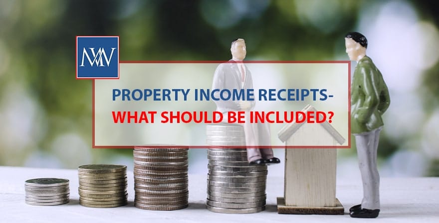 property income receipts what should be included