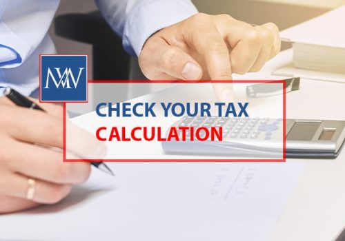 Check your tax calculation