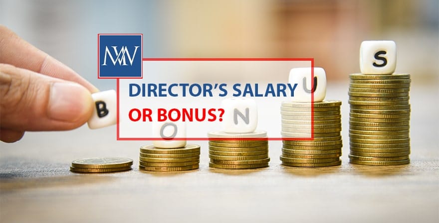 Director’s salary or bonus