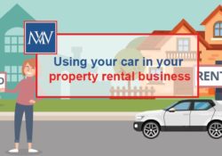 Using your car in your property rental business