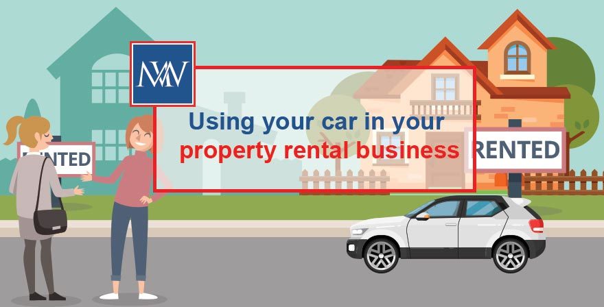 Using your car in your property rental business