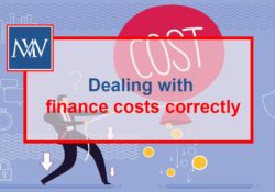 Dealing with finance costs correctly