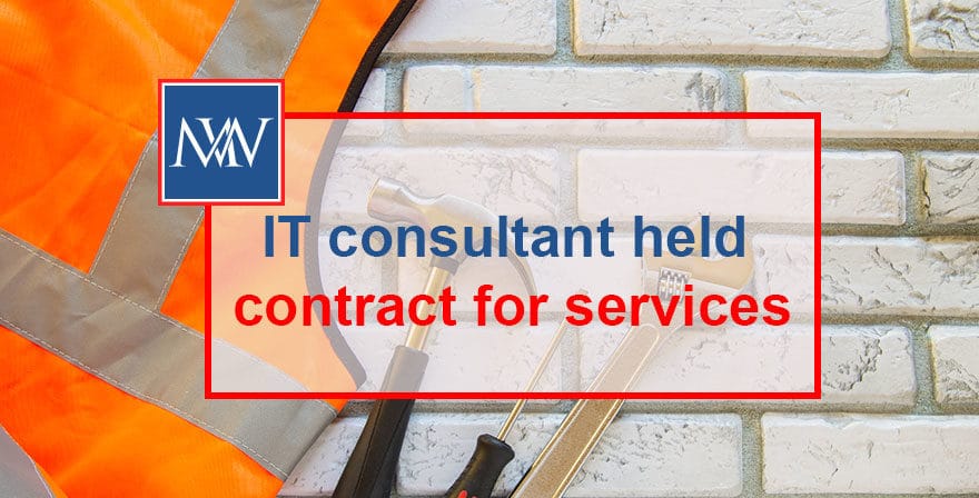 IT consultant contract for services