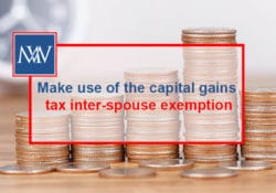 Make use of the capital gains tax inter-spouse exemption