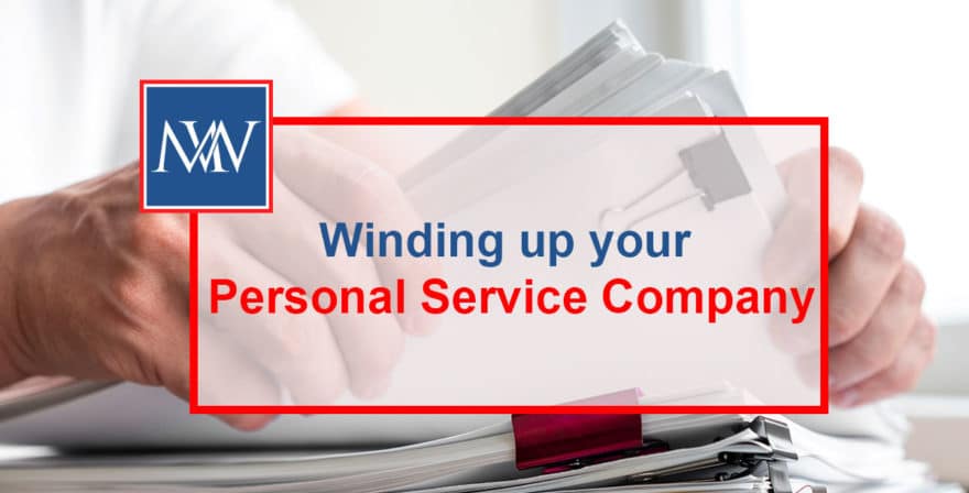 Winding up your personal service company