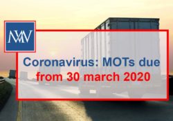 Coronavirus: MOTs due from 30 march 2020