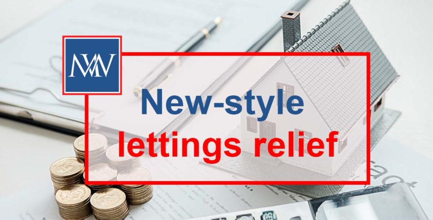 New style lettings relief