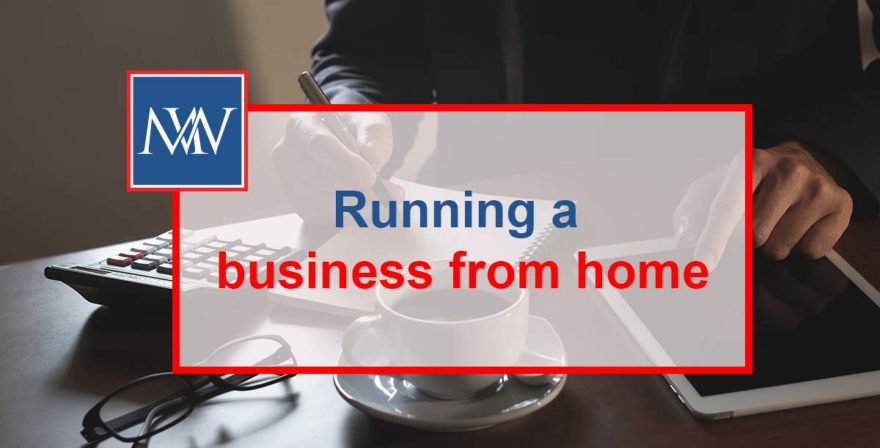 Running a business from home