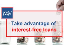 Take advantage of interest-free loans