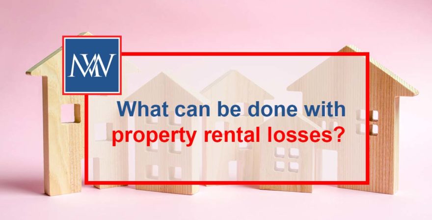 What can be done with property rental losses?