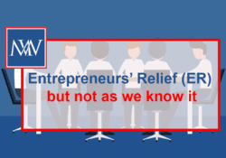 Entrepreneurs’ Relief (ER) but not as we know it