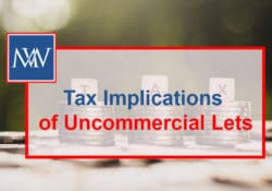 Tax implications of uncommercial lets