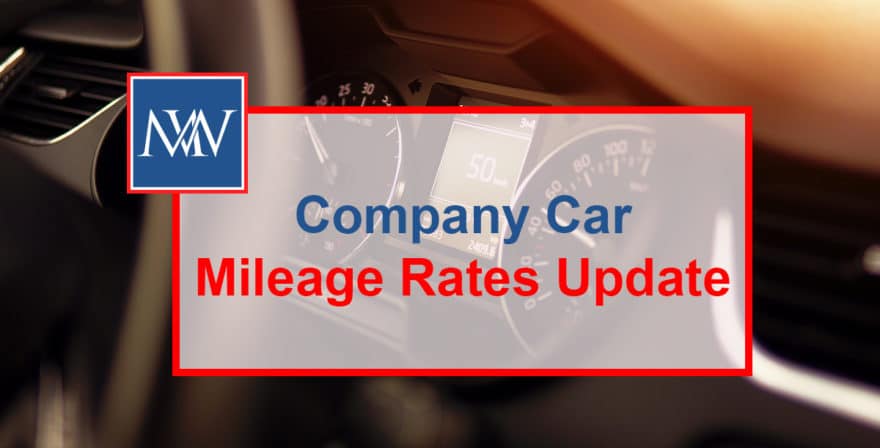 Company car mileage rates update