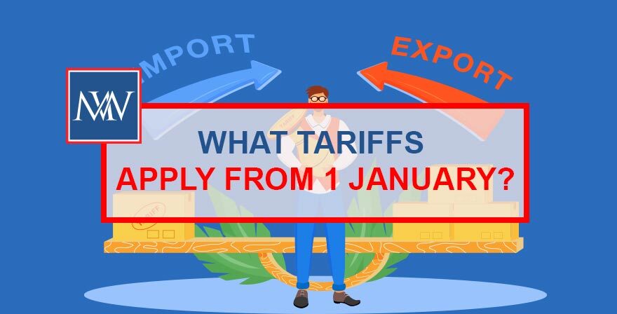 What Tariffs Apply From 1 January