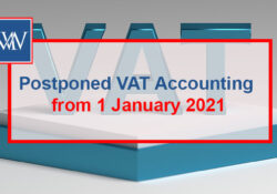 Postponed VAT accounting from 1 January 2021