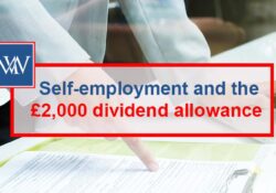 Self-employment and the £2,000 dividend allowance