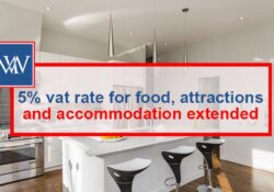5% VAT RATE FOR FOOD, ATTRACTIONS AND ACCOMMODATION EXTENDED