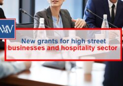 New grants for high street businesses and hospitality sector