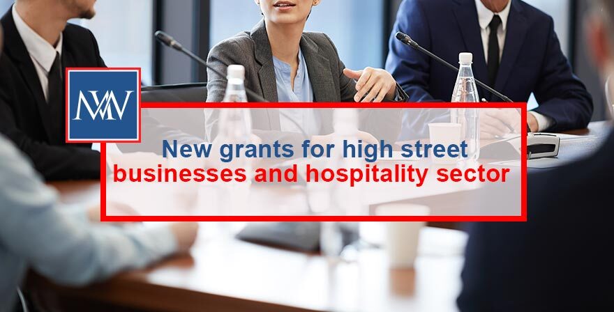 New grants for high street businesses and hospitality sector