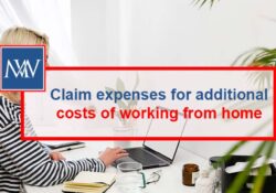 Claim expenses for additional costs of working from home