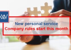 New personal service company rules start this month