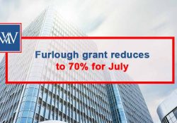 For the month of‌‌ July, the CJRS Furlough grant support from the government via HMRC reduces to 70% of the employee’s usual pay for hours not worked.