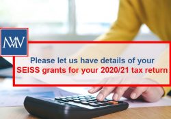 Please let us have details of your SEISS grants for your 2021/21 tax return