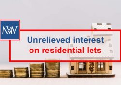 Unrelieved interest on residential lets