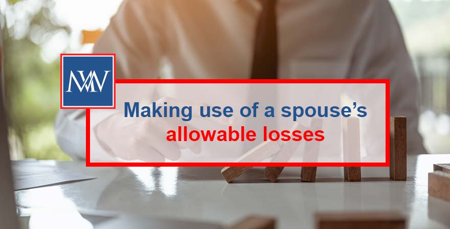 Making use of a spouse’s allowable losses