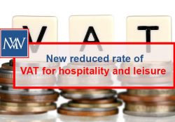 New reduced rate of VAT for hospitality and leisure