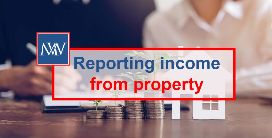 Reporting income from property
