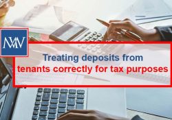 Treating deposits from tenants correctly for tax purposes