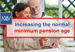 Increasing the normal minimum pension age