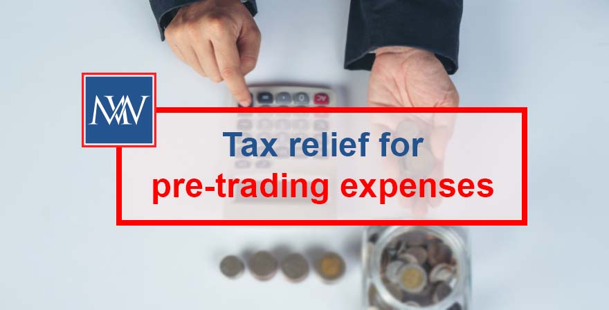 Tax relief for pre-trading expenses