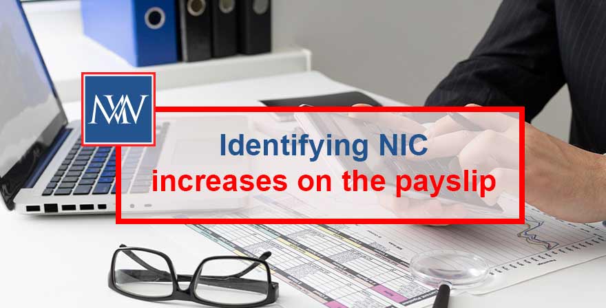 Identifying NIC increases on the payslip