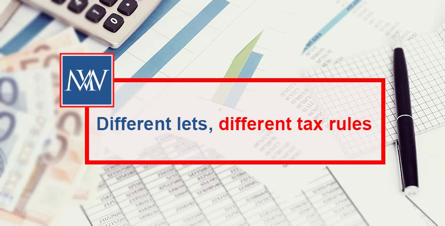Different lets, different tax rules