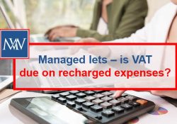 Managed lets – is VAT due on recharged expenses