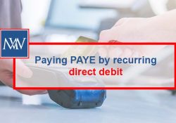 Paying PAYE by recurring direct debit