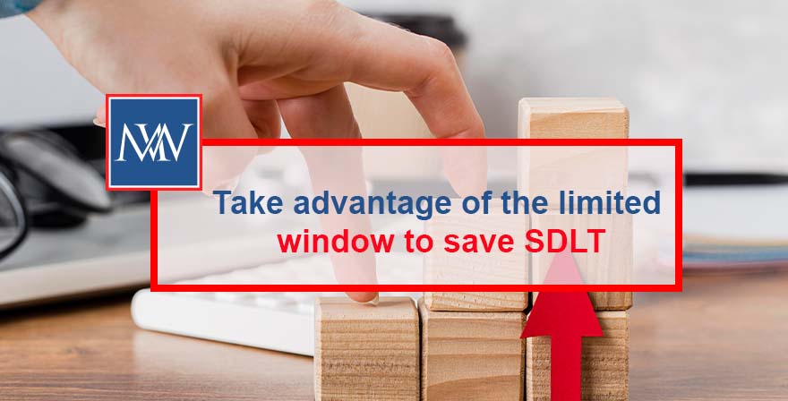 Take advantage of the limited window to save SDLT